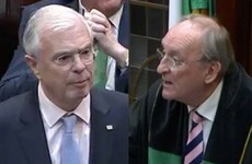 Instead of being kicked out, Peter Mathews was just completely ignored in the Dáil today