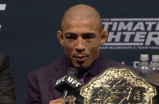 'If you want to win some easy money you'll bet on Jose Aldo'