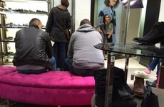 11 photos of men who have accepted their Christmas shopping fate