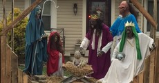 This guy is trolling Christmas itself with his controversial zombie nativity scene