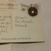 A Donegal postman actually managed to deliver this postcard all the way from America
