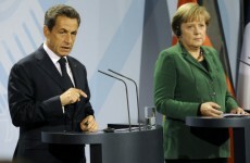 Merkel and Sarkozy promise crisis package