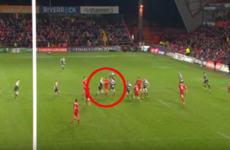 This is the penalty Anthony Foley was furious about after Munster's defeat
