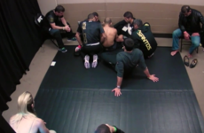 Jose Aldo looks absolutely inconsolable in this post-fight dressing room footage