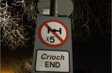 This Star Wars reference has been spotted on a road sign in Dublin