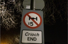 This Star Wars reference has been spotted on a road sign in Dublin