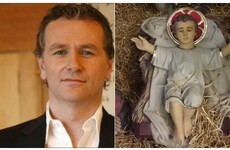 Dáithí Ó Sé's face has been spotted on this baby Jesus in Sligo town