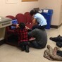 This lovely professor looked after a single mum's kids while she took an exam