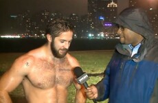 This shirtless jogger is going viral for being ridiculously good-looking