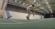 We faced six balls from an Ireland fast-bowler and (nearly) survived