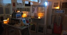 A Dublin shop hit by a power cut came up with a very Christmassy solution
