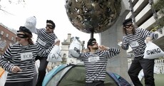 In pictures: Occupy Dame Street protests enter third day