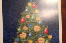 Michael Lowry has sent Tipperary a Christmas card with his name all over it