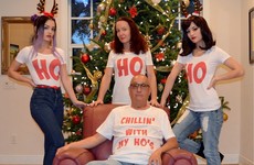 This family's ho-themed Christmas card is so wrong, it's right