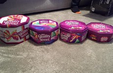 This photo claiming to show how Quality Street tins have shrunk has enraged the internet