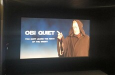 This Dublin cinema got people to be quiet for Star Wars with a brilliant message