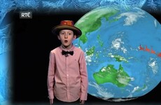 Johnny the Toy Show weather fan has got to do an actual RTÉ forecast