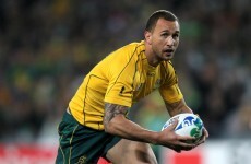 Quade Cooper to start at full-back against the All Blacks?