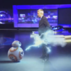 BB-8 droid attacks David McCullagh in Prime Time studio