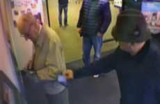 CCTV video shows pensioner's bank card stolen while distracted at ATM
