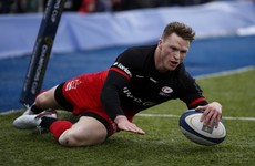 Hat-trick for Chris Ashton as Saracens continue to set pace in Ulster's group