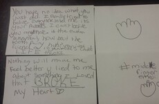 This little girl wrote a hilarious note after her parents told her the truth about Santa