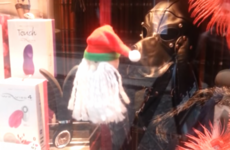 This Dublin fetish shop's Christmas window has Santy on a sex machine