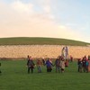 Rain clouds dull winter solstice for crowds at Newgrange