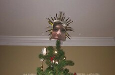 Here's why teens are putting their selfies on top the Christmas tree