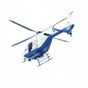 Helicopter chase after armed robbery on a post office