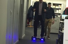 Pat Kenny riding a hoverboard is the meme Ireland needs right now