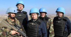 PICS: Enda dons a blue helmet, meets Irish troops and saves Christmas