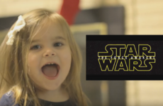 This little girl's excited reaction to the Star Wars trailer is just too adorable