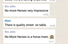 An Irish Mam got very lost in a Whatsapp conversation about horse racing
