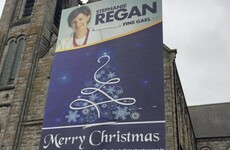 Fine Gael candidate defends putting up Christmas posters without permission