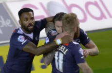 Ireland's Jeff Hendrick scored a magical goal for Derby tonight