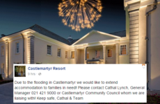 This luxury Cork hotel made a wonderful gesture to locals affected by flooding