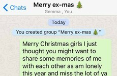 This lad added all his exes to a WhatsApp group to wish them Merry Christmas