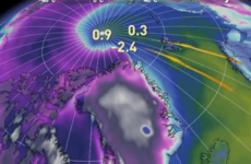 While Storm Frank flooded Ireland, it raised North Pole temperatures above freezing