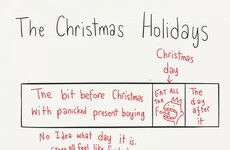 This chart perfectly sums up your Christmas holidays
