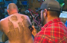 This man makes art out of his body hair
