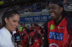 'Don't blush, baby' - West Indies cricketer slammed for chatting up interviewer live on air