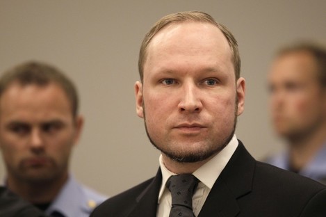 Breivik pictured in 2012