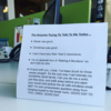 An office worker came up with the perfect post-Christmas desk sign
