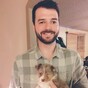 A man with no vision in one eye adopted a one-eyed puppy and everyone is in love