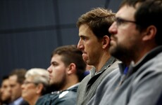 Tom Coughlin's final press conference brought Eli Manning to tears