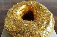 Feeling peckish? Feeling extravagant? Introducing the $100 gold-plated doughnut