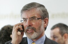 Gerry Adams thinks his phone is being tapped
