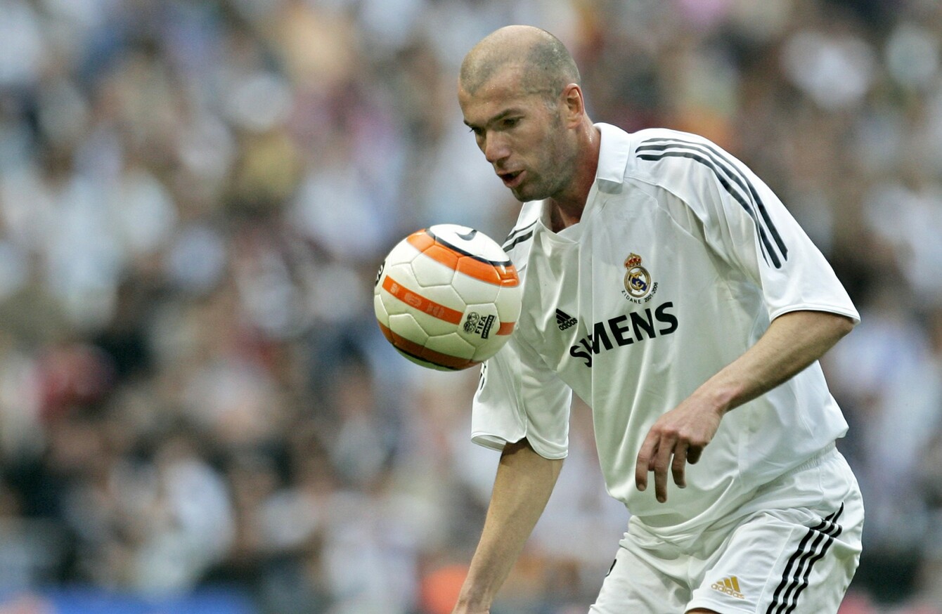 zidane presentation real madrid