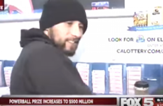 This guy gave a brutally honest reply when asked what he'd do with a lotto win